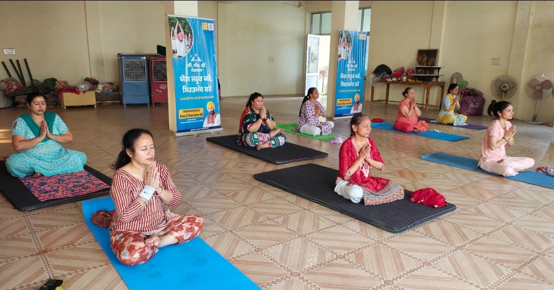Garhshankar residents are taking full advantage of CM Yoga Shala.